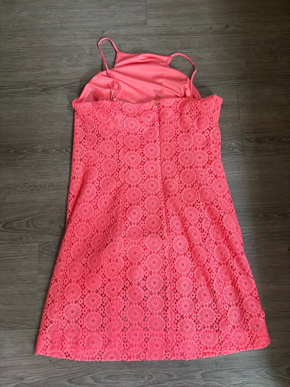Lilly Pulitzer Coral Crochet Sundress - Picture 2 of 3
